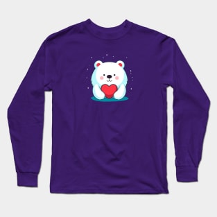 Bear with a heart Long Sleeve T-Shirt